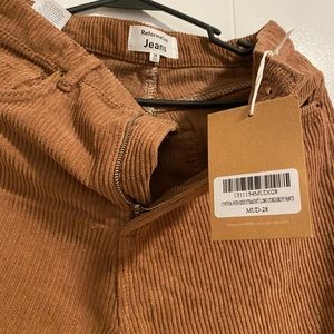 Reformation Cynthia High Rise Straight Long Corduroy Pants